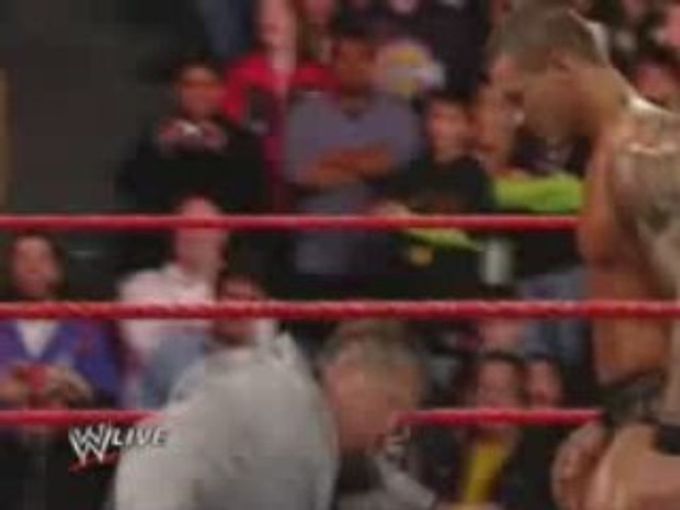 WWE RAW Randy Orton punts Vince McMahon