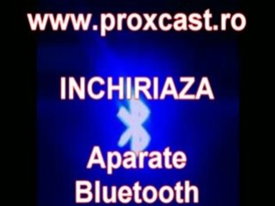 Publicitate cu Bluetooth | Inchirieri Aparate - NOU !