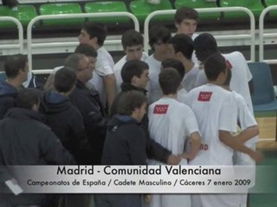 Caceres09/Cadete Masculino /Madrid-Valencia