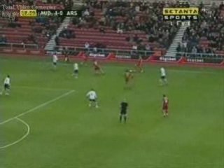 Rosicky's Great performance against Middlesbrough