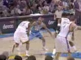 NBA Jeff Green steals the ball from Dahntay Jones...Russell