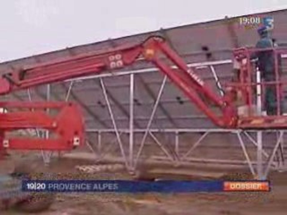 Parc solaire de Vinon-sur-Verdon - France 3 - 30/01/2009