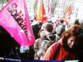 Manifestation chantiers d'insertion à Caen 2009-02-05