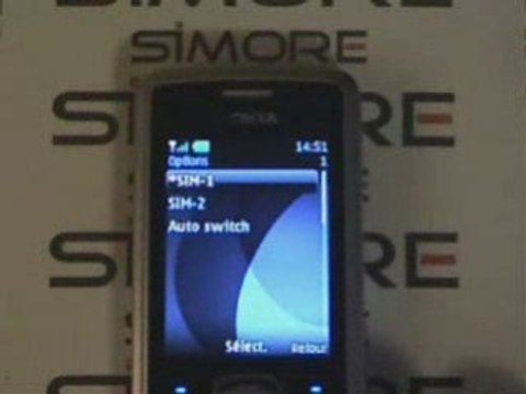 Double carte SIM Simore pour Nokia 6500 Classic
