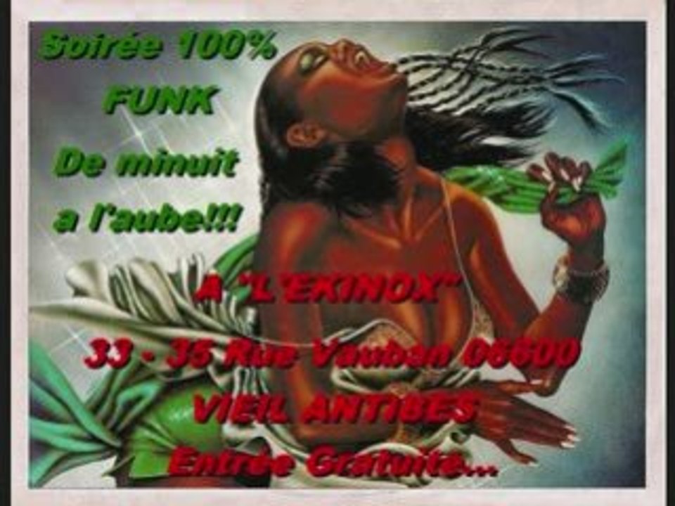 SOIREE FUNK A L EKINOX  ANTIBES