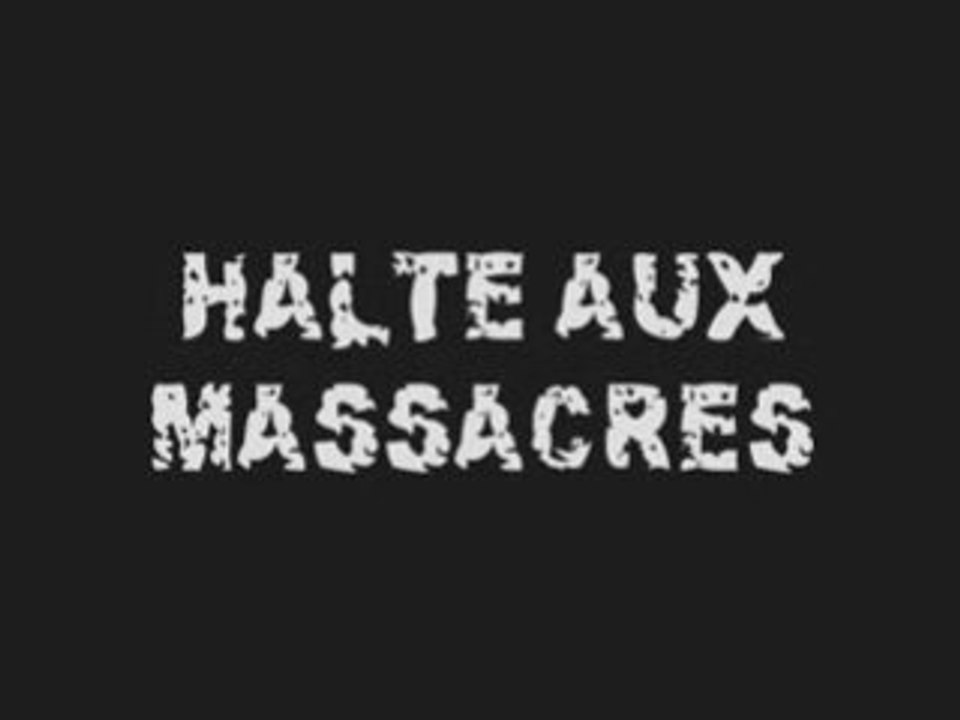 Chico Vara HALTE AUX MASSACRES. Palestine-Irak