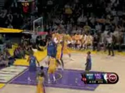 NBA JaVale McGee gets in the passing lane for this rejection