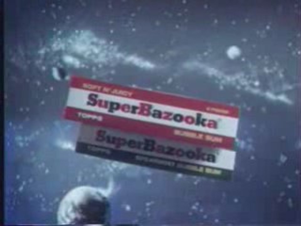 Pub pour le chewing gum Superbazooka