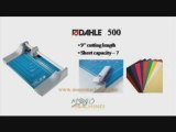 Dahle 500 Personal Rolling Trimmer Paper Cutter - Tour