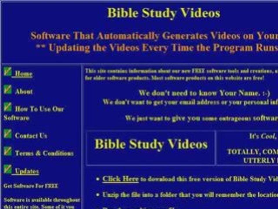 Teaching Bible Study through bible study videos