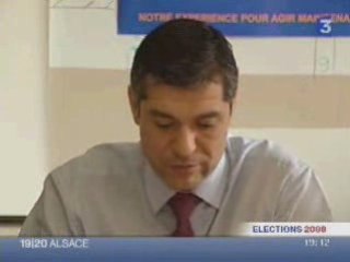 Denis Garcia, campagne municipale 2008 à Haguenau