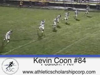 Kevin Coon #84 P/PK Normandy Invaders Football Highlights