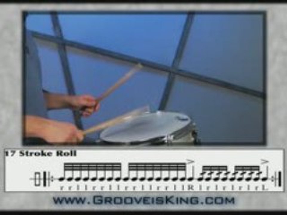 17 Stroke Roll - Drum Lessons - Drum Rudiments