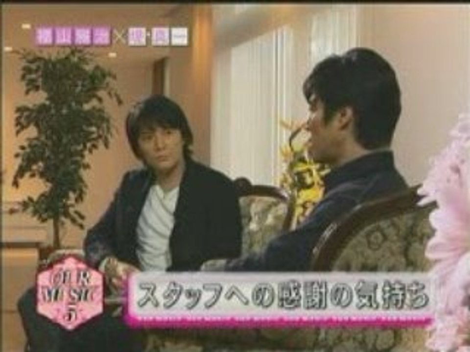 [TV]090123「OUR MUSIC」未公開対談 - 福山雅治x堤真一