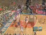NBA Rudy Gay steals the pass...O.J. Mayo slams it home