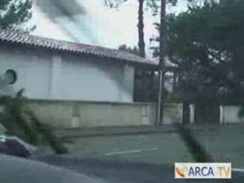 Vent fort sur le bassin d'Arcachon (33)