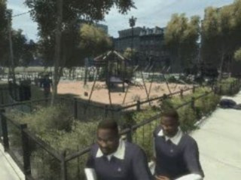 gta4 voiture + balancoire