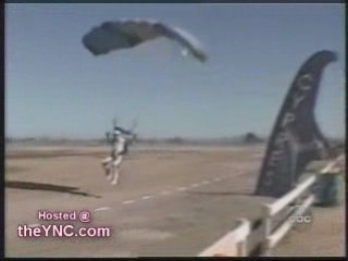 Parapentistes et chutes