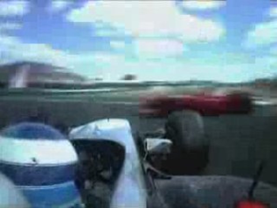 Hakkinen spins in Magny-Cours 1998