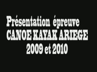 Canoe-kayak - FOIX  - ville internationale 2009  et 2010
