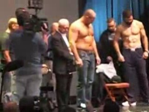 Fedor & arlovski weight
