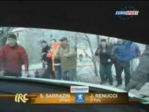 2009 IRC Monte Carlo day 2 Sarrazin goes off