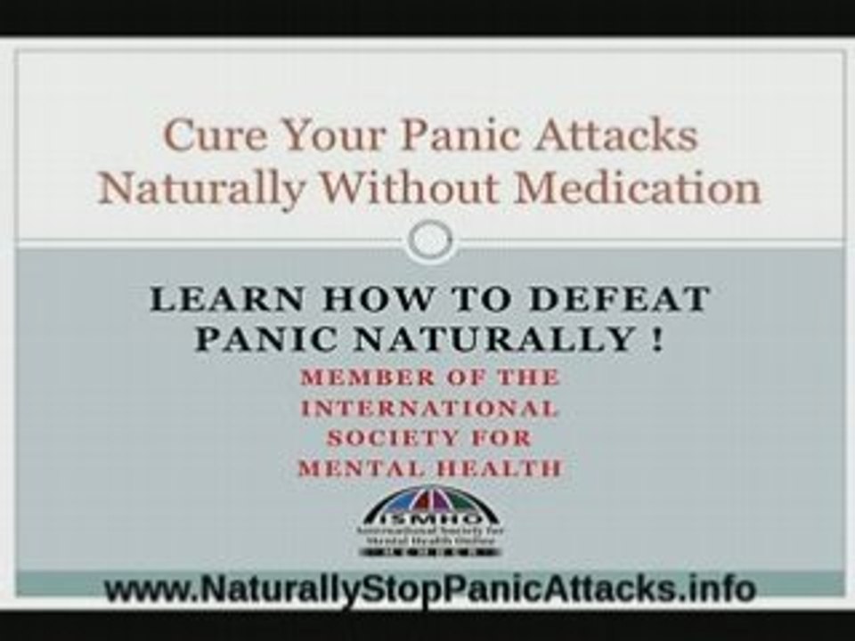 Stop Anxiety Cure Panic Attacks Naturally