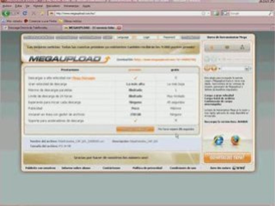 Abrir doc y descargar de mega