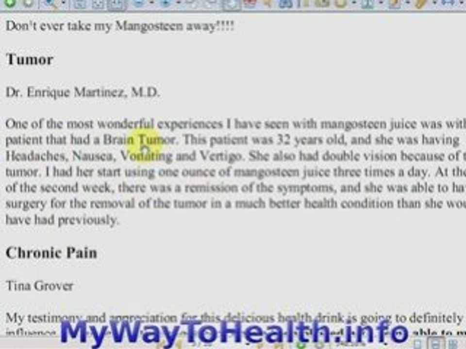 Possible Cancer Cure That Works!