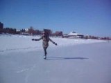 Ice skate sur le canal Rideau 4
