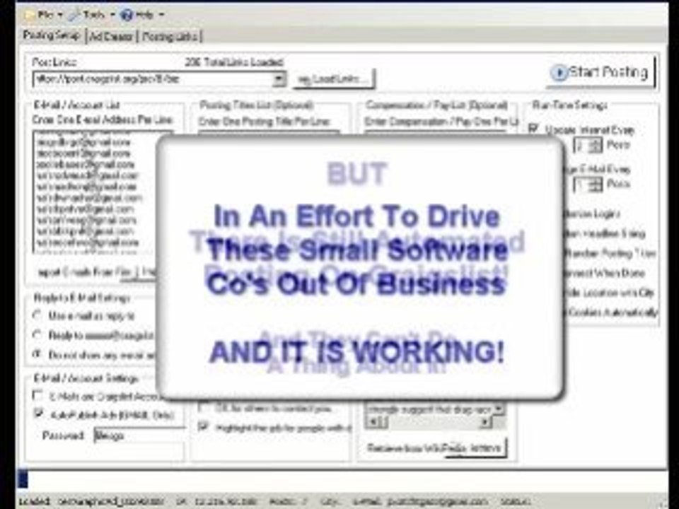 Posting 100’s Of Ads To Craigslist List – Successfully!