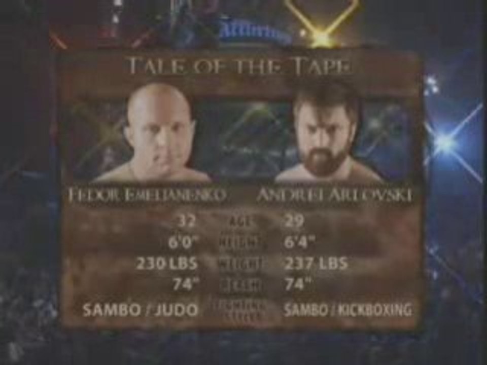 Fedor Emelianenko VS Andre Arlovski