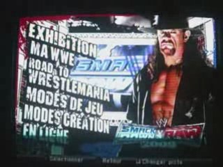 Vidéo test wwe smackdown vs raw 2009 création de personnages