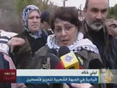 Djamila Bouhired et Leïla Khaled en visite au sud Liban