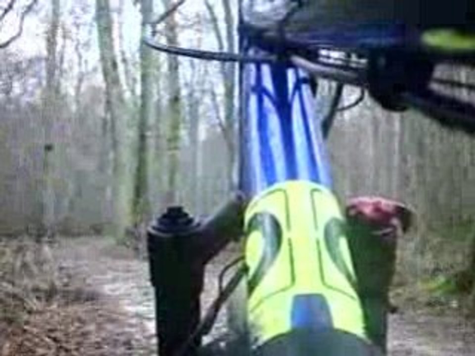 VTT caméra embarquée sortie forêt L'isle Adam