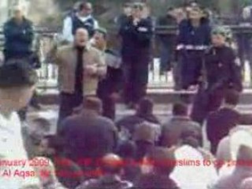 Muslims In Occupied Palestine, under Zionist harrassment