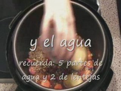 Lentejas - Receta lentejas sin remojo