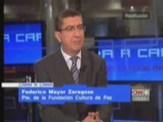Federico Mayor Zaragoza  la Marcha Mundial por la Paz CNN+