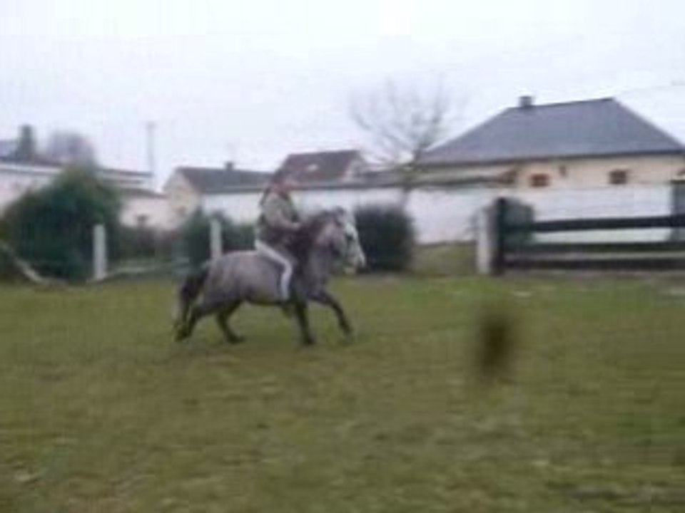 Anne et ROmeo a cru au galop