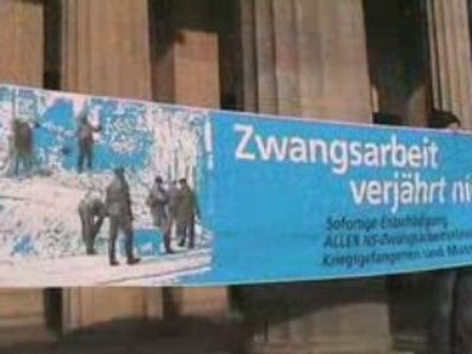 Aktion gegen das Vergessen: 'NS-Opfer entschädigen'