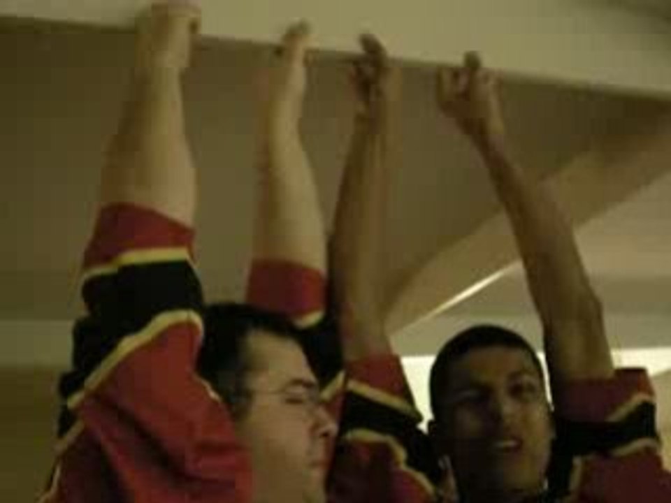 Instant volé au cours d'un échauffement d'impro