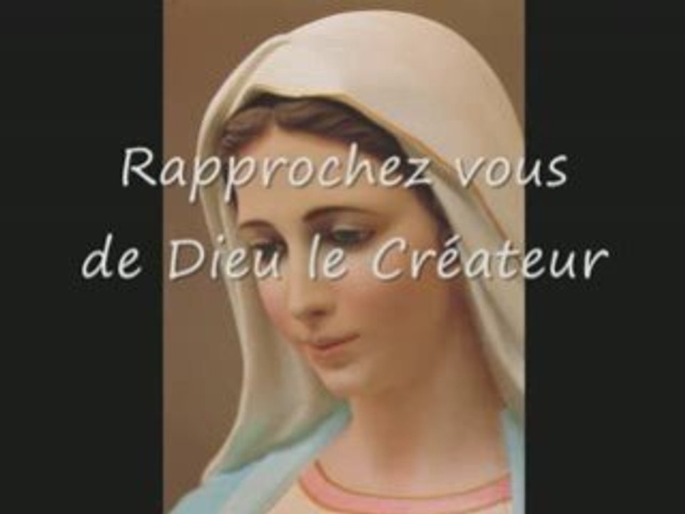 Message de la Vierge Marie (25 janvier 2009)