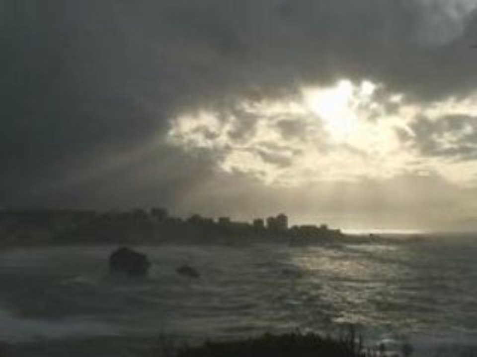 Biarritz après la tempête
