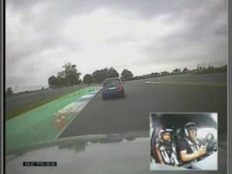 Course sur le circuit de Poitiers a bord d'une...