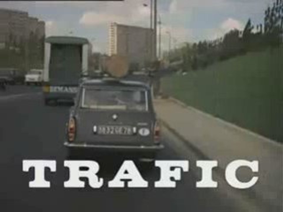 TRAILER TRAFIC JACQUES TATI 1971 BANDE ANNONCE TEASER F HQ