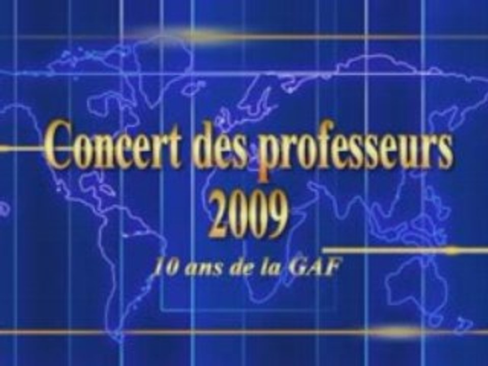 Concert des profs, 17 Janvier 2009