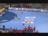 Handball WM 2009 Deutschland Norwegen Heiner Brand Ausraster