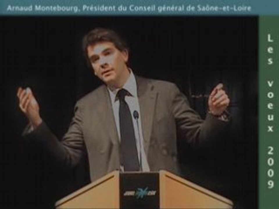 Arnaud Montebourg Voeux2009 4