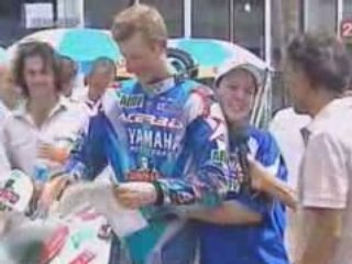 Interview David Frétigné à l'arrivée du DAKAR 2009