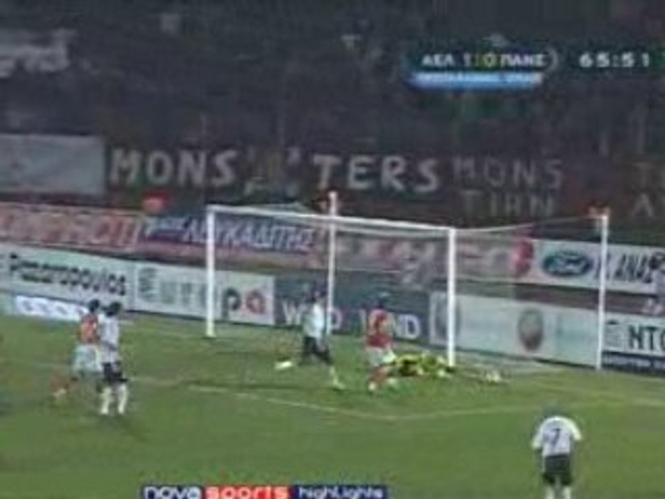 19th  AEL-Panseraikos  1-1  Νovasport tv 2008-09 Greece